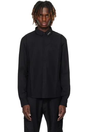 HELIOT EMIL Black Inertia Shirt