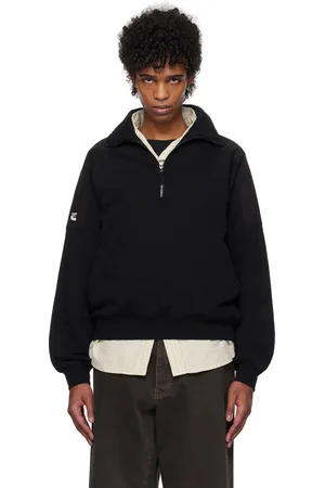 Kijun Black Half Zip-Up Sweatshirt