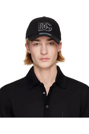 Dolce & Gabbana Black Embroidered Cap