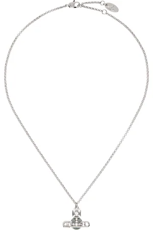 Vivienne Westwood Silver & Blue Kitty Pendant Necklace