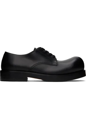 Bottega Veneta Black Helium Lace Up Derbys