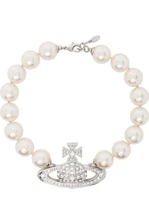 Vivienne Westwood Silver & White Neysa Necklace
