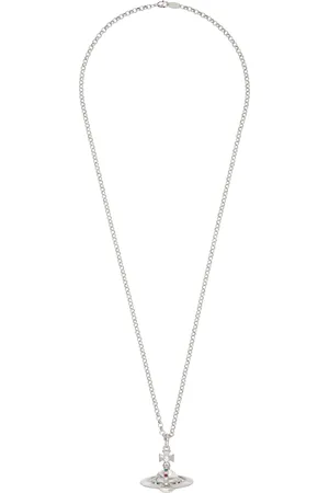 Vivienne Westwood Silver New Small Orb Pendant Necklace