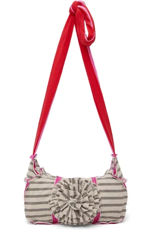 Edward Cuming Gray & Pink Crema Bag