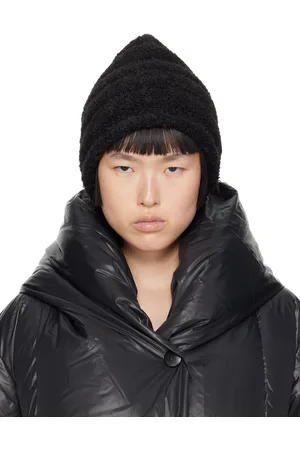 OPEN YY Black Rolled Beanie