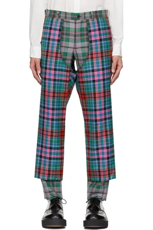 Comme des Garçons Multicolor Tartan Trousers