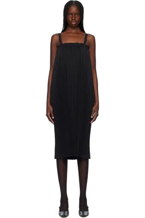 Comme des Garçons Black Gabardine Midi Dress