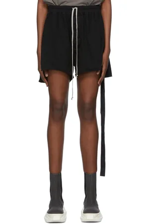 Rick Owens Black Phleg Shorts