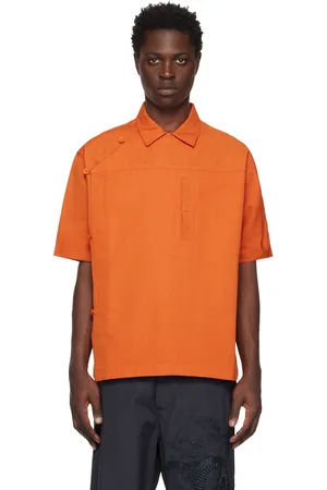 Maharishi Orange Asym Monk Shirt