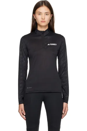 adidas Black Half-Zip Top