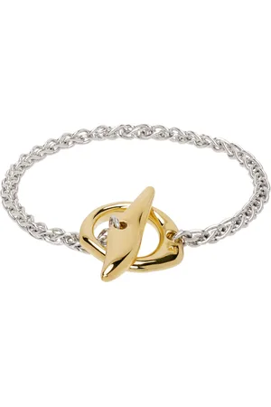 TOM WOOD Silver & Gold Robin Duo Bracelet