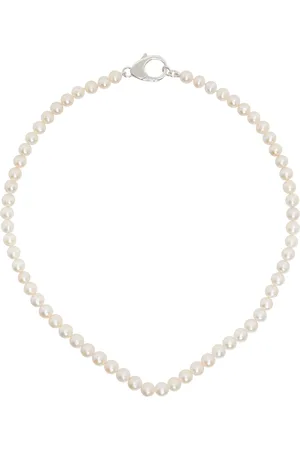 Hatton Labs White Pearl Classic Chain Necklace