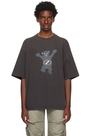 We11 Done Gray Printed T-Shirt