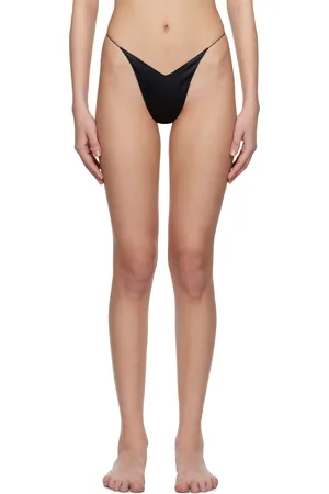 DU CIEL Black Caviar String Thong