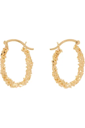 Veneda Carter Gold VC037 Small Closed Hoop Earrings