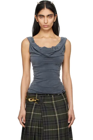 Vivienne Westwood Navy Ginnie Jersey Top