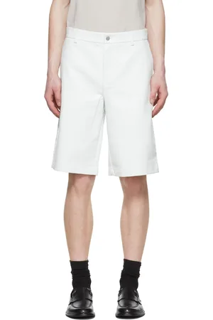 HAN Kjøbenhavn White Faux-Leather Shorts