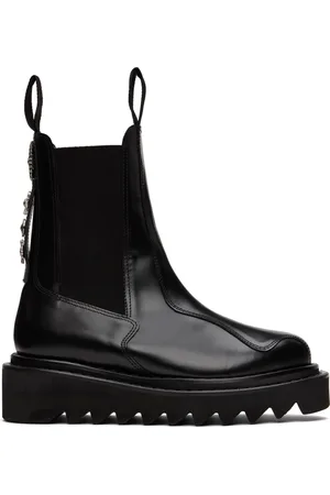 TOGA PULLA Black Leather Boots