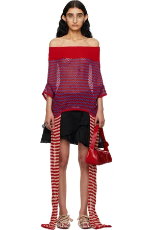 Kiko Kostadinov Red & Purple Spakona Cardigan