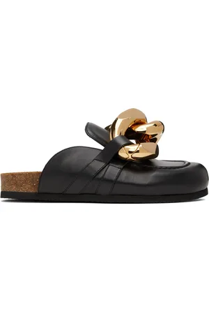 J.W.Anderson Black Chain Loafers