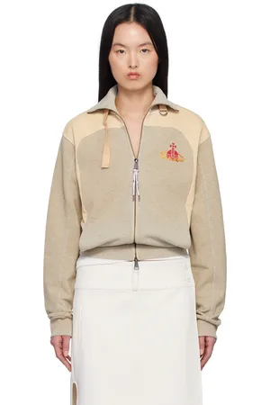 Vivienne Westwood Gray & Beige Alien Track Jacket