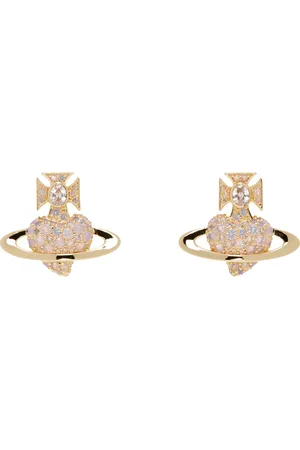 Vivienne Westwood Gold & Pink Agnatha Earrings