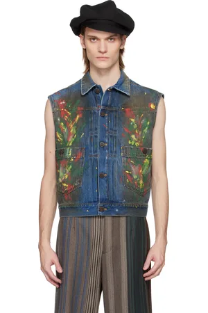 Vivienne Westwood Blue Marlene Denim Vest