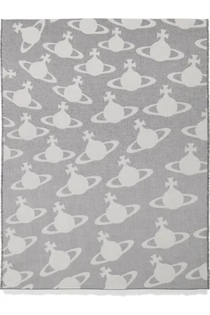 Vivienne Westwood Gray Hilma Orb Scarf