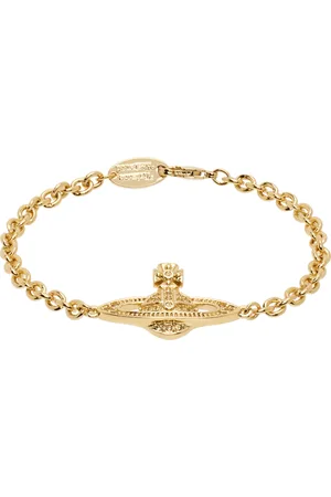 Vivienne Westwood Gold Mini Bas Relief Chain Bracelet