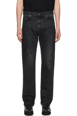 UNDERCOVER Black Five-Pocket Jeans