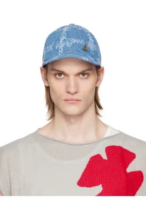 Vivienne Westwood Blue VW Grid Baseball Cap