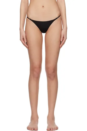 COPERNI Black Crystal Logo Bikini Bottom