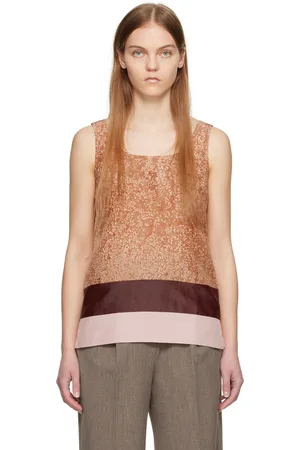 UMBER POSTPAST Orange Hand-Dyed Camisole