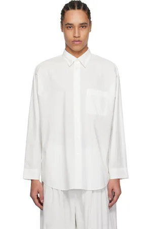 Issey Miyake White Streamline Shirt