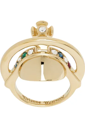 Vivienne Westwood Gold Solid Orb Ring