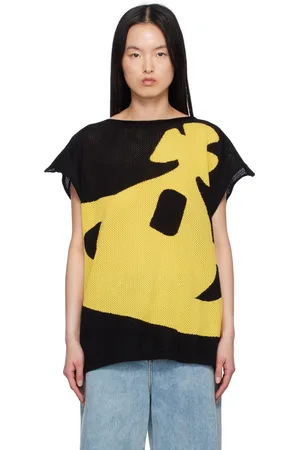Vivienne Westwood Black Intarsia Pixel Orb T-shirt