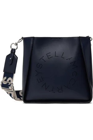Stella McCartney Navy Logo Crossbody Bag
