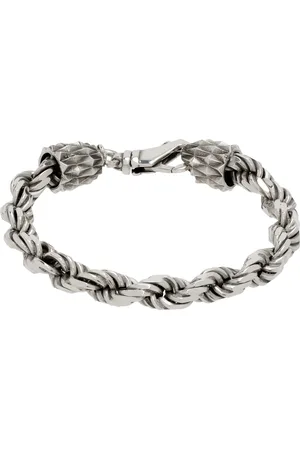 EMANUELE BICOCCHI Silver French Rope Medium Bracelet