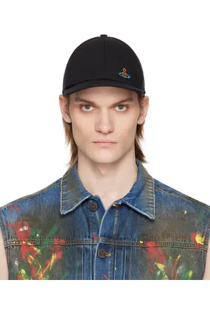 Vivienne Westwood Black Cotton Baseball Cap