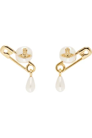 Vivienne Westwood Gold Claude Small Stud Earrings