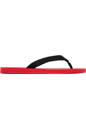 The Row Black & Red Dune Classic Flip-Flops