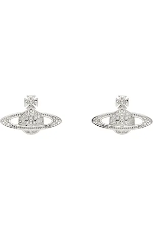 Vivienne Westwood Silver Mini Bas Relief Earrings