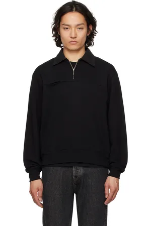 Lady White Co. Black Anderson Quarter Zip Sweatshirt