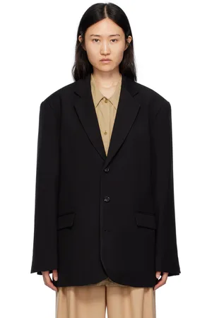 The Frankie Shop Black Gelso Blazer