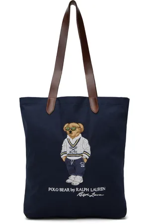 Ralph Lauren Navy Polo Bear Tote