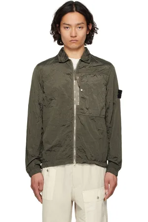 Stone Island Khaki ECONYL Nylon Metal Jacket