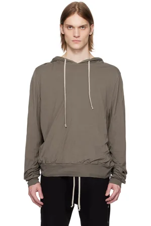 Rick Owens Gray Hollywood Oversized Hoodie