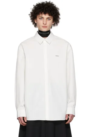We11 Done White Cotton Shirt