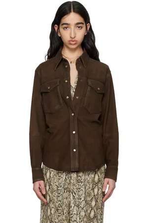 Isabel Marant Brown Danisia Suede Shirt