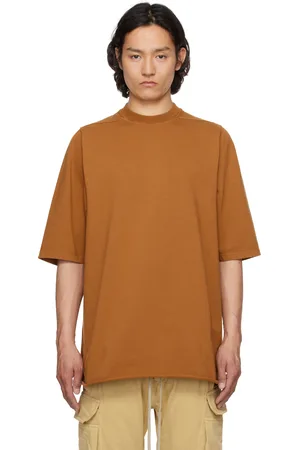 Rick Owens Orange Hollywood Jumbo SS T-shirt